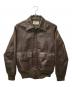 The Stevenson Overall Co.（スティーブンソン オーバーオールズ）の古着「A-2タイプホースハイドフライトジャケット」｜ブラウン