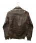 The Stevenson Overall Co. (スティーブンソン オーバーオールズ) A-2タイプホースハイドフライトジャケット ブラウン サイズ:SIZE 36：50000円