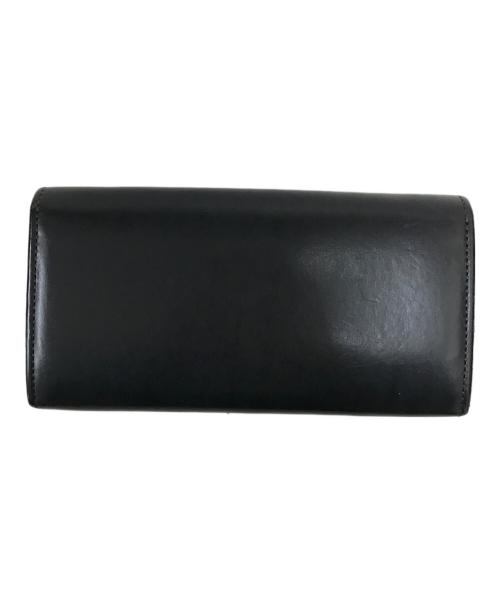 WILDSWANS（ワイルドスワンズ）WILDSWANS (ワイルドスワンズ) カウレザーロングウォレット ブラックの古着・服飾アイテム
