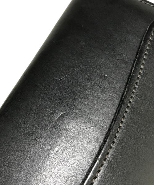 WILDSWANS（ワイルドスワンズ）WILDSWANS (ワイルドスワンズ) カウレザーロングウォレット ブラックの古着・服飾アイテム