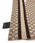 GUCCI (グッチ) GGストライプウールニットマフラー ブラウン：15000円