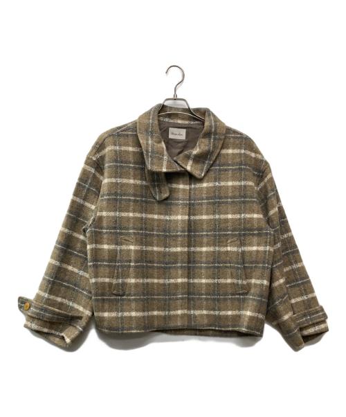 STEVEN ALAN（スティーブンアラン）STEVEN ALAN (スティーブンアラン) NEP CHECK COCOON BLOUSON ベージュ サイズ:Ｍの古着・服飾アイテム