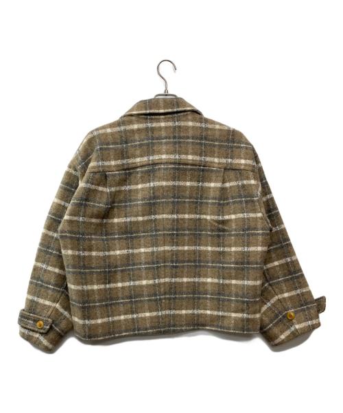 STEVEN ALAN（スティーブンアラン）STEVEN ALAN (スティーブンアラン) NEP CHECK COCOON BLOUSON ベージュ サイズ:Ｍの古着・服飾アイテム