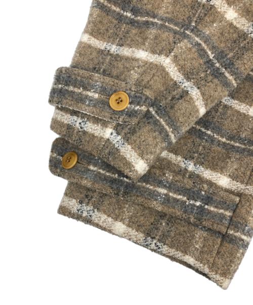 STEVEN ALAN（スティーブンアラン）STEVEN ALAN (スティーブンアラン) NEP CHECK COCOON BLOUSON ベージュ サイズ:Ｍの古着・服飾アイテム