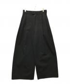 BOTTEGA VENETAボッテガベネタ）の古着「ワイドレッグパンツ」｜ブラック