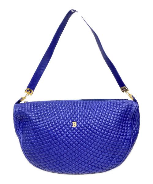 BALLY（バリー）BALLY (バリー) レザーワンショルダーバッグ ブルーの古着・服飾アイテム