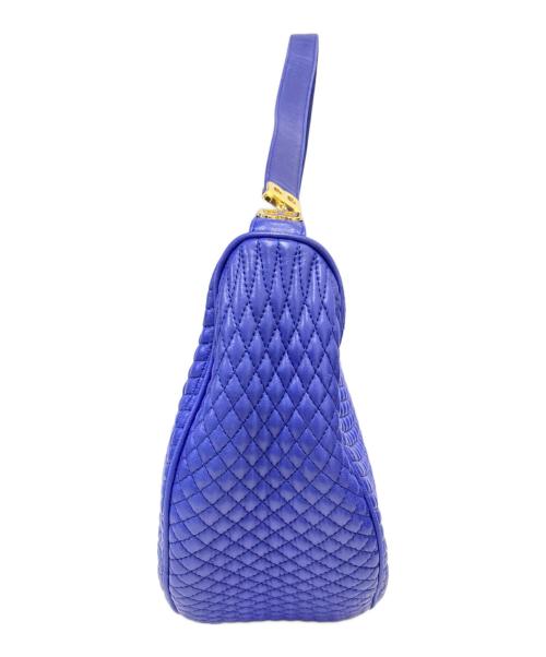 BALLY（バリー）BALLY (バリー) レザーワンショルダーバッグ ブルーの古着・服飾アイテム