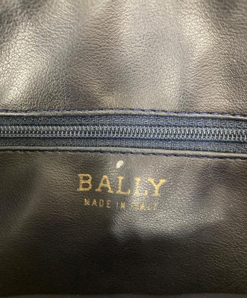BALLY（バリー）BALLY (バリー) レザーワンショルダーバッグ ブルーの古着・服飾アイテム