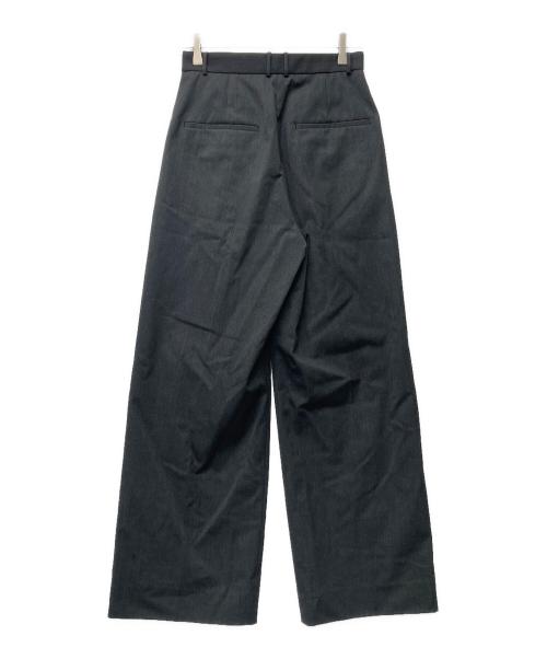 ATON（エイトン）ATON (エイトン) コンパクトウールストレートパンツ グレー サイズ:SIZE01の古着・服飾アイテム