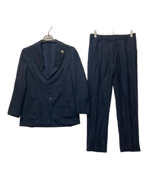 LARDINI（ラルディーニ）LARDINI  (ラルディーニ) 3B段返りセットアップスーツ ネイビー サイズ:44 7REGの古着・服飾アイテム