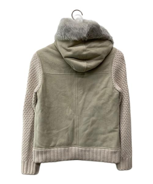 ANAYI（アナイ）ANAYI (アナイ) ムートンニットジャケット グレー サイズ:36の古着・服飾アイテム