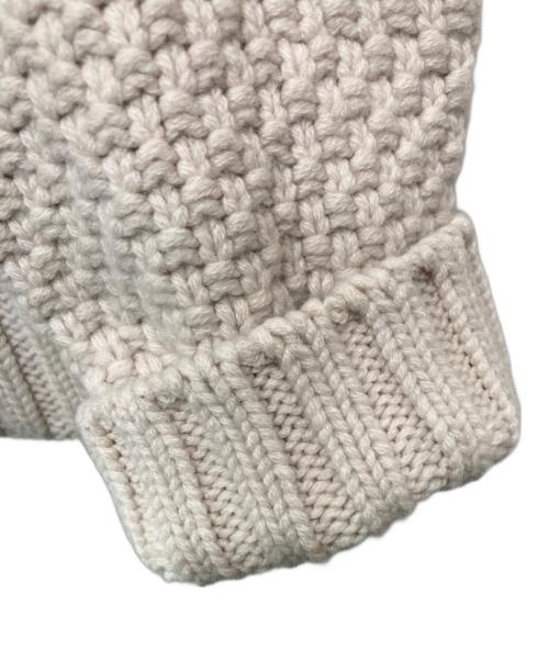 ANAYI（アナイ）ANAYI (アナイ) ムートンニットジャケット グレー サイズ:36の古着・服飾アイテム