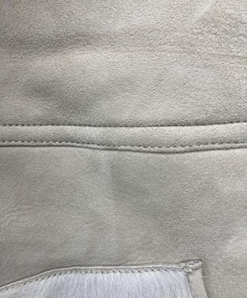 ANAYI（アナイ）ANAYI (アナイ) ムートンニットジャケット グレー サイズ:36の古着・服飾アイテム