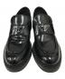 中古・古着 PRADA (プラダ) チョコレート パテントレザー ローファー ブラック サイズ:371/2：60000円
