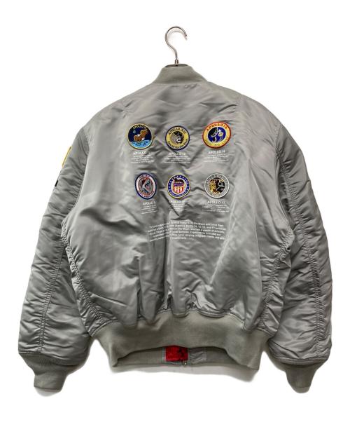 ALPHA INDUSTRIES（アルファインダストリーズ）ALPHA INDUSTRIES (アルファインダストリーズ) MA-1ジャケット グレー サイズ:XL 未使用品の古着・服飾アイテム