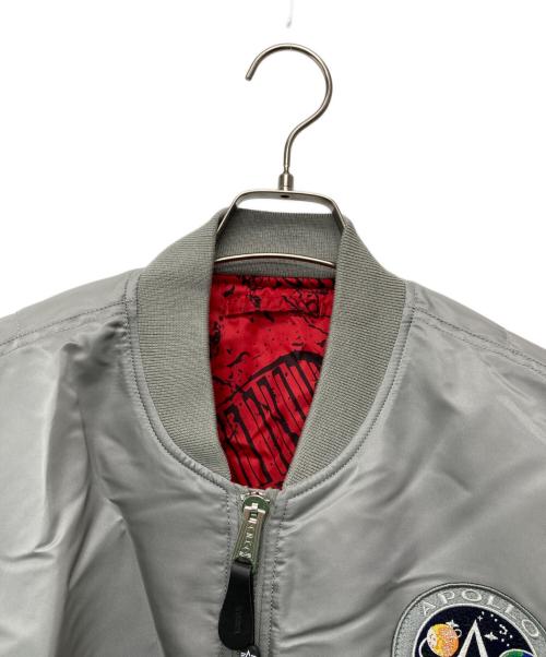 ALPHA INDUSTRIES（アルファインダストリーズ）ALPHA INDUSTRIES (アルファインダストリーズ) MA-1ジャケット グレー サイズ:XL 未使用品の古着・服飾アイテム