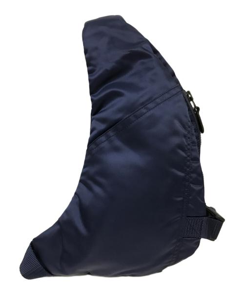 JUNYA WATANABE MAN（ジュンヤワタナベマン）JUNYA WATANABE MAN (ジュンヤワタナベマン) ナイロンボディーバッグ ネイビーの古着・服飾アイテム