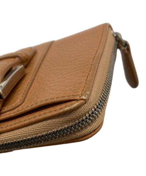 LOEWE（ロエベ）LOEWE (ロエベ) Wホックファスナー財布 キャメルの古着・服飾アイテム