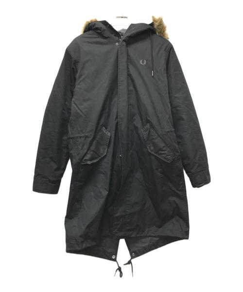FRED PERRY（フレッドペリー）FRED PERRY (フレッドペリー) フィッシュテールモッズコート ブラック サイズ:SIZE Sの古着・服飾アイテム