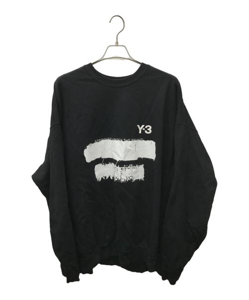 Y-3（ワイスリー）Y-3 (ワイスリー) U GFX CREW ブラック サイズ:XXLの古着・服飾アイテム