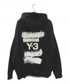 Y-3×adidasワイスリー×アディダス）の古着「U GFX HOODIE」｜ブラック