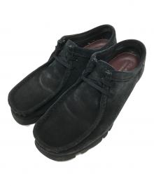 CLARKS（クラークス）の古着「WALLABEE GTX/ワラビー/GORE-TEX/ゴアテックス/スエードレザー/モカシンシューズ 」｜ブラック