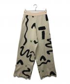 PAMMパム）の古着「thanks sea knit pajamas/サンクス シー ニットパジャマ」｜ベージュ