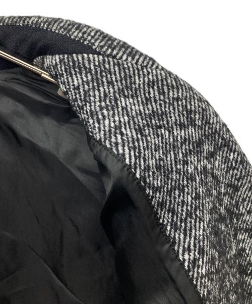 KENZO（ケンゾー）KENZO (ケンゾー) 23AWウールツイードコート/FC65MA0219OJ ブラック サイズ:48の古着・服飾アイテム