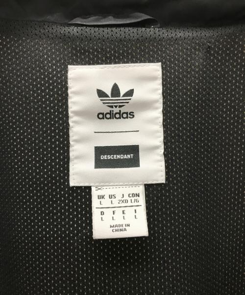 adidas（アディダス）adidas (アディダス) DESCENDANT (ディセンダント) ナイロントラックジャケット ホワイト サイズ:Lの古着・服飾アイテム
