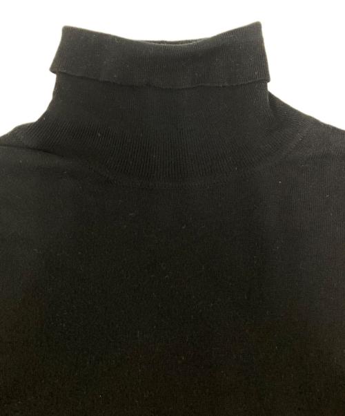 Maison Margiela（メゾンマルジェラ）Maison Margiela (メゾンマルジェラ) エルボーパッチタートルネックニット ブラック サイズ:Ｌの古着・服飾アイテム
