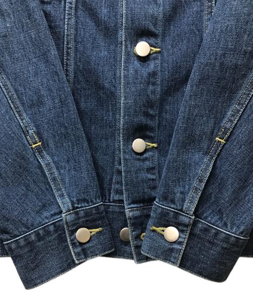 Jeanik（ジーニック）Jeanik (ジーニック) 3rdタイプウォッシュドインディゴコットンデニムジャケット インディゴ サイズ:Size Mの古着・服飾アイテム