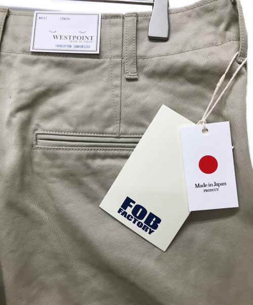 F.O.B FACTORY（エフオービー ファクトリー）F.O.B FACTORY (エフオービー ファクトリー) アーミートラウザー ベージュ サイズ:SIZE 4 / LLの古着・服飾アイテム