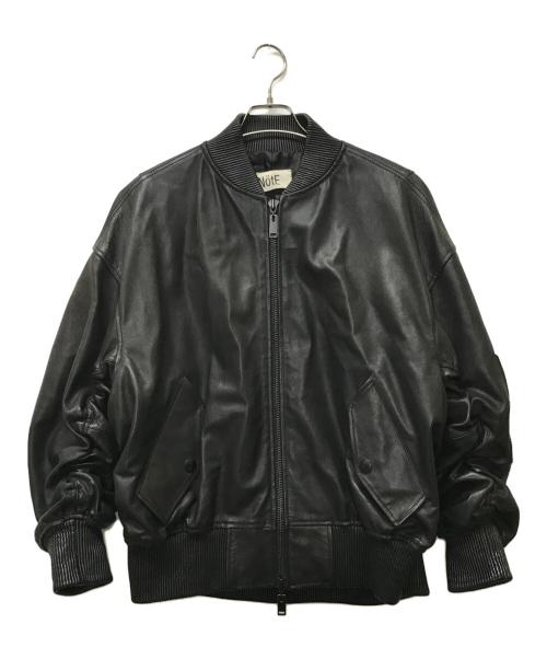 NotE（ノート）NotE (ノート) Balloon Bomber Jacket ブラック サイズ:SIZE 46の古着・服飾アイテム