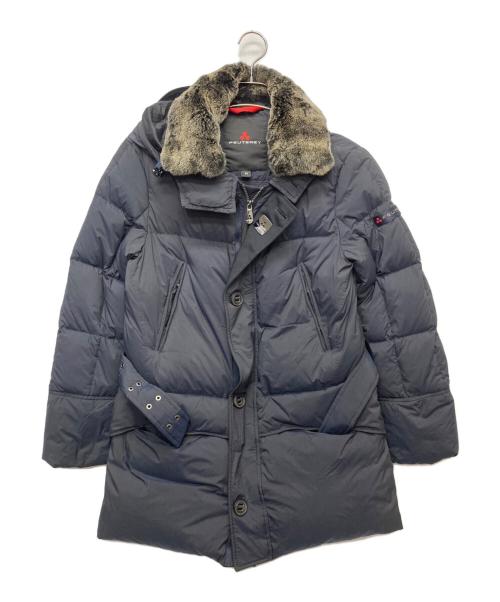 PEUTEREY（ピューテリー）PEUTEREY (ピューテリー) ハリケーンダウンジャケット ネイビー サイズ:44の古着・服飾アイテム