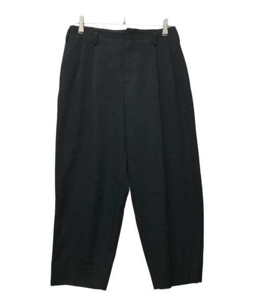 COMME des GARCONS HOMME PLUS（コムデギャルソンオムプリュス）COMME des GARCONS HOMME PLUS (コムデギャルソンオムプリュス) 2タックワイドパンツ ブラック サイズ:XSの古着・服飾アイテム