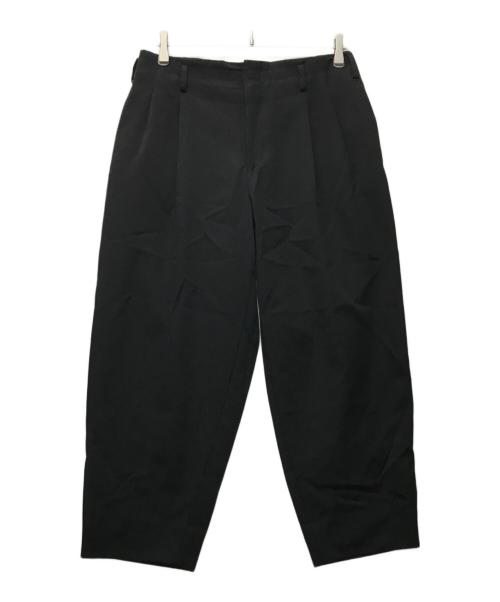 COMME des GARCONS HOMME PLUS（コムデギャルソンオムプリュス）COMME des GARCONS HOMME PLUS (コムデギャルソンオムプリュス) 2タックワイドパンツ ブラック サイズ:ＸＳの古着・服飾アイテム