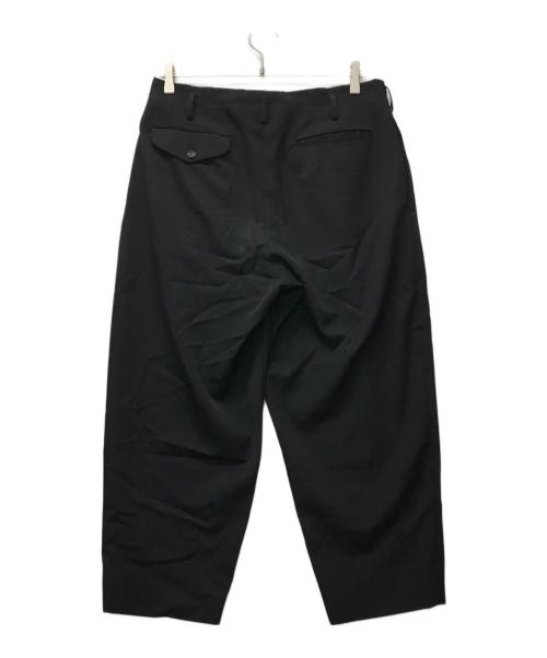 COMME des GARCONS HOMME PLUS（コムデギャルソンオムプリュス）COMME des GARCONS HOMME PLUS (コムデギャルソンオムプリュス) 2タックワイドパンツ ブラック サイズ:ＸＳの古着・服飾アイテム