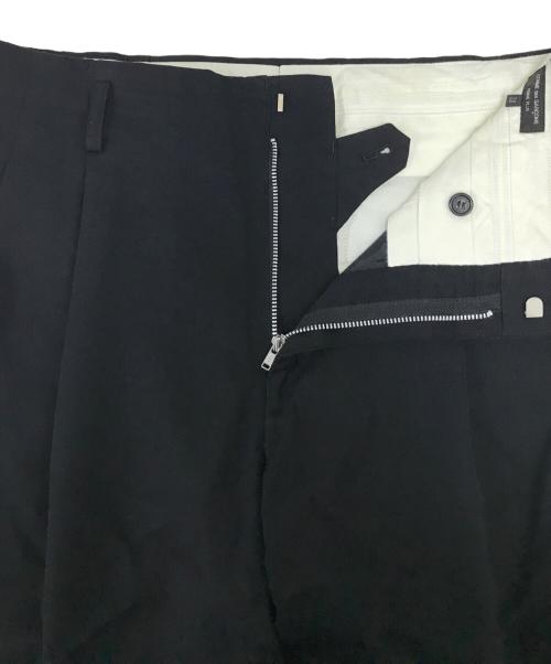 COMME des GARCONS HOMME PLUS（コムデギャルソンオムプリュス）COMME des GARCONS HOMME PLUS (コムデギャルソンオムプリュス) 2タックワイドパンツ ブラック サイズ:ＸＳの古着・服飾アイテム