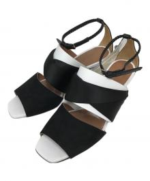 SPORT MAX（スポーツマックス）の古着「ヒールサンダル」｜ブラック