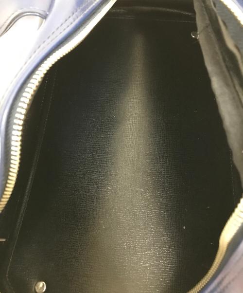 COMME des GARCONS（コムデギャルソン）COMME des GARCONS (コムデギャルソン) テキストロゴマディソンバッグ ネイビーの古着・服飾アイテム