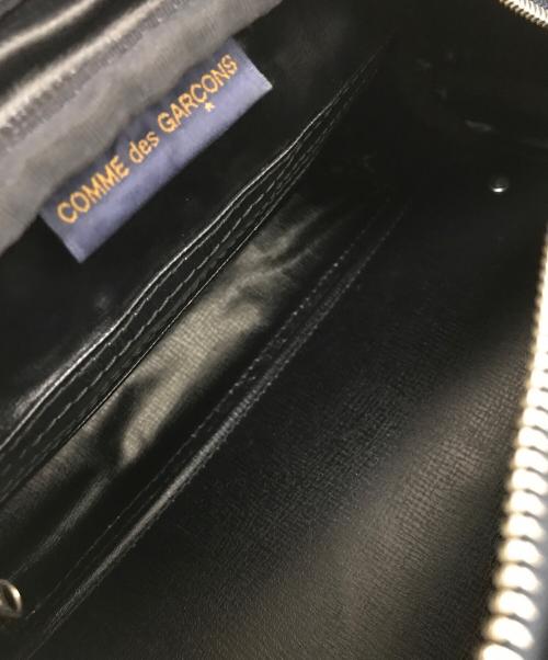 COMME des GARCONS（コムデギャルソン）COMME des GARCONS (コムデギャルソン) テキストロゴマディソンバッグ ネイビーの古着・服飾アイテム