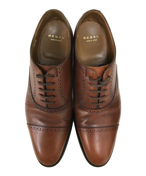 REGAL（リーガル）REGAL (リーガル) ストレートチップシューズ ブラウン サイズ:26の古着・服飾アイテム