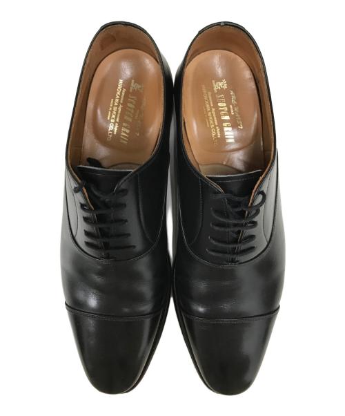 SCOTCH GRAIN（スコッチグレイン）SCOTCH GRAIN (スコッチグレイン) プレーントゥシューズ ブラック サイズ:25の古着・服飾アイテム