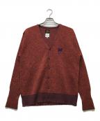 Needles×SASQUATCHfabrix.ニードルズ×サスクワッチファブリックス）の古着「コラボニットカーディガン」｜ブラウン
