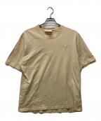 amiアミ）の古着「ロゴ刺繍Tシャツ」｜ベージュ