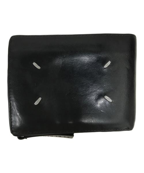 Maison Margiela（メゾンマルジェラ）Maison Margiela (メゾンマルジェラ) 3つ折り財布 ブラック サイズ:UNIの古着・服飾アイテム