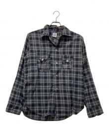 POST O'ALLS（ポストオーバーオールズ）の古着「Cruz shirt」｜グレー