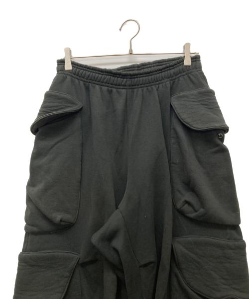 entire studios（エンタイアスタジオ）ENTIRE STUDIOS (エンタイアスタジオ) スウェットカーゴパンツ ブラック サイズ:Mの古着・服飾アイテム