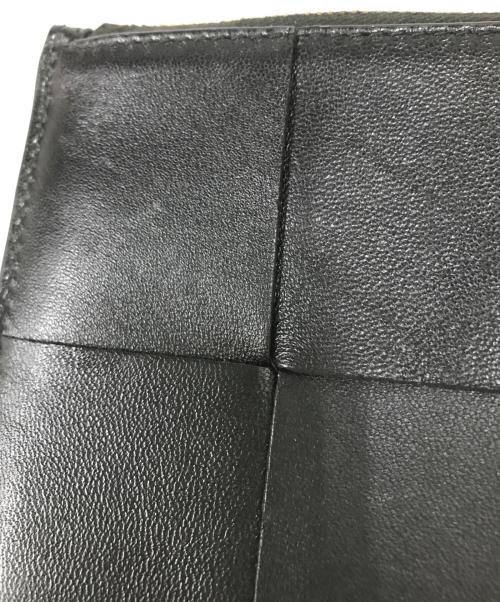BOTTEGA VENETA（ボッテガベネタ）BOTTEGA VENETA (ボッテガベネタ) マキシイントレチャートポーチ ブラックの古着・服飾アイテム