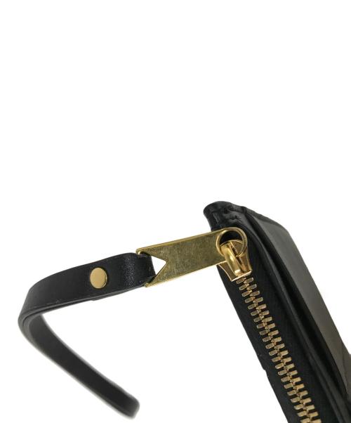 BOTTEGA VENETA（ボッテガベネタ）BOTTEGA VENETA (ボッテガベネタ) マキシイントレチャートポーチ ブラックの古着・服飾アイテム